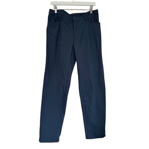 All In Motion Mens Navy Blue Tech Commuter Golf Pants 34x30 Lightweight Stretch